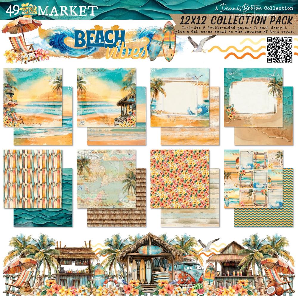 49 And Market Collection Pack 12"X12" Beach Vibes