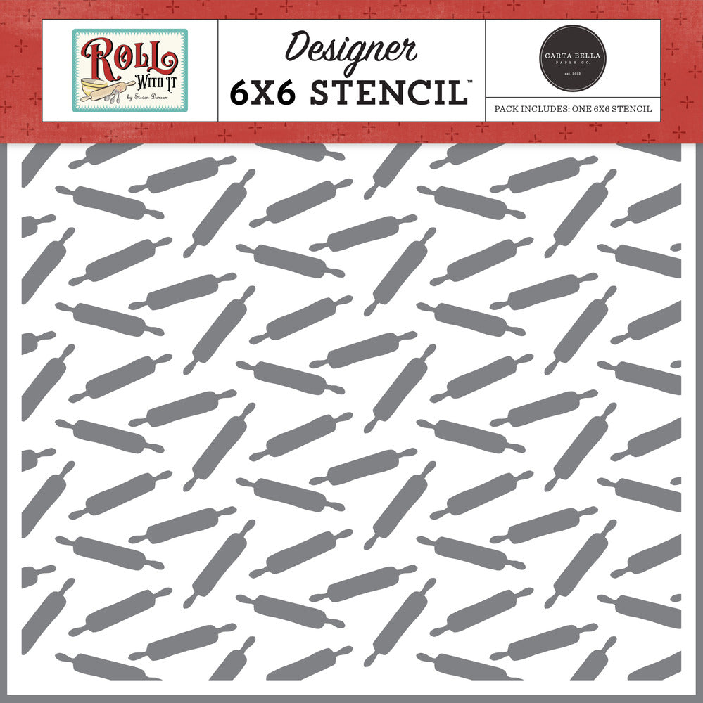 Stencil, Roll With It - Rolling Pin