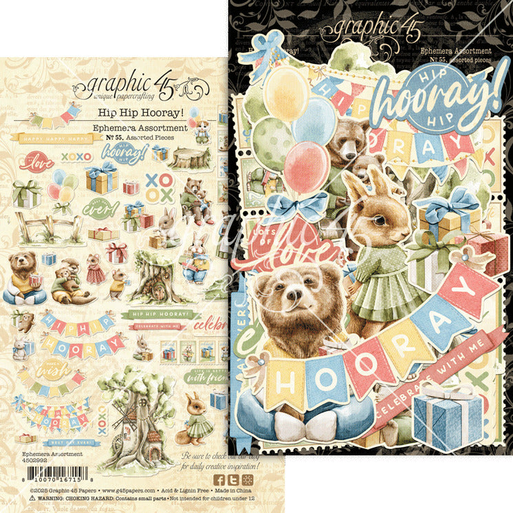 Ephemera Set, Hip Hip Hooray