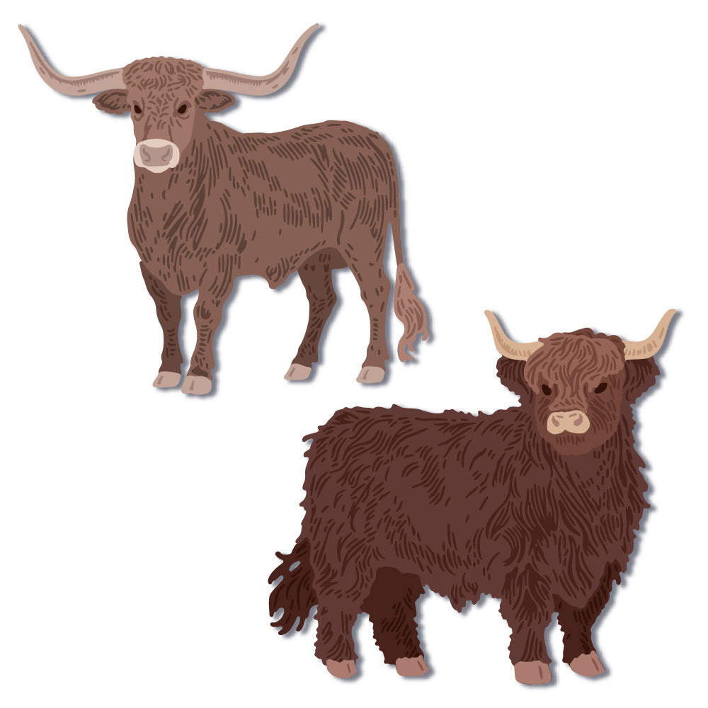 Honey Cuts Die, Lovely Layers: Hooves & Horns