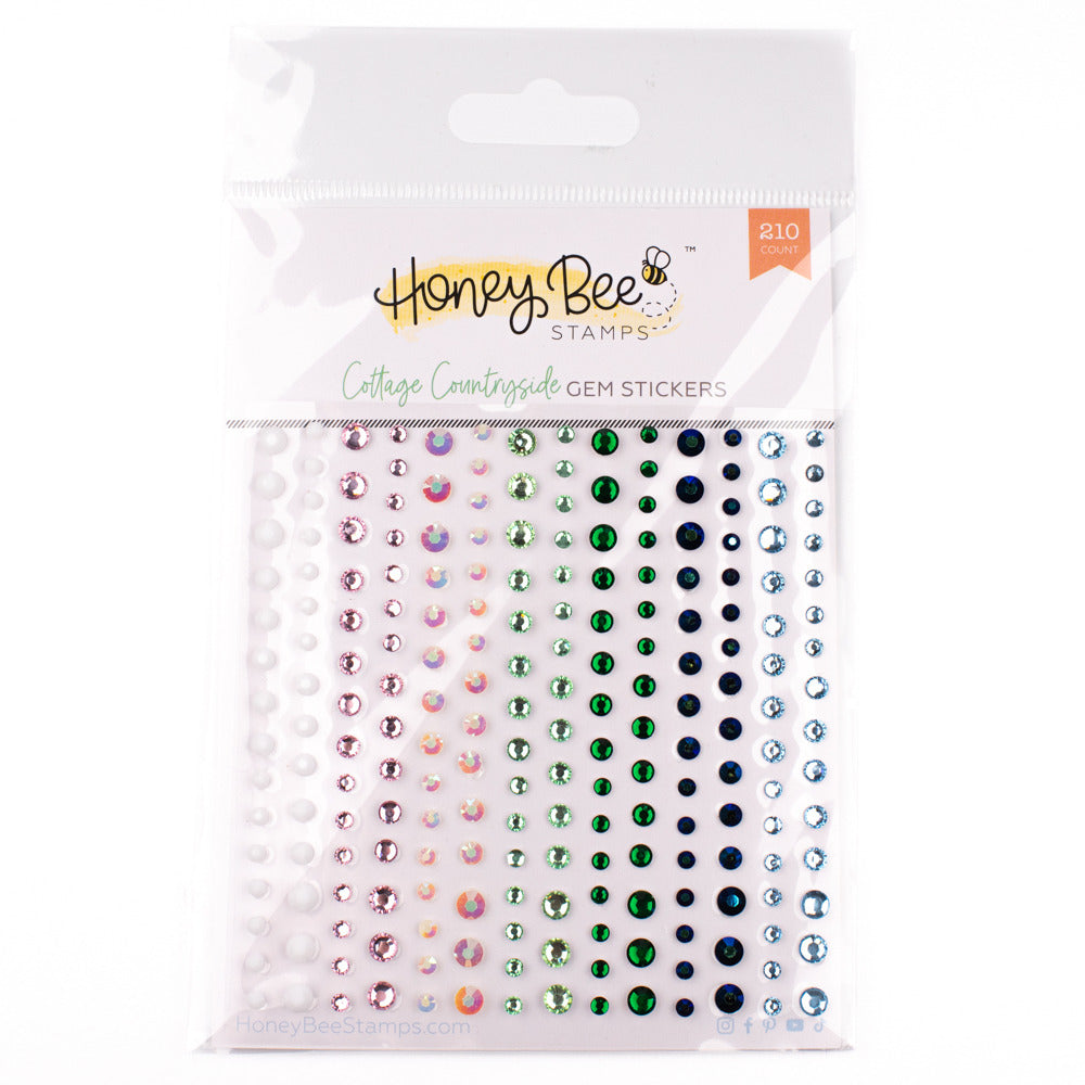 210 count. Gem Stickers, Cottage Countryside