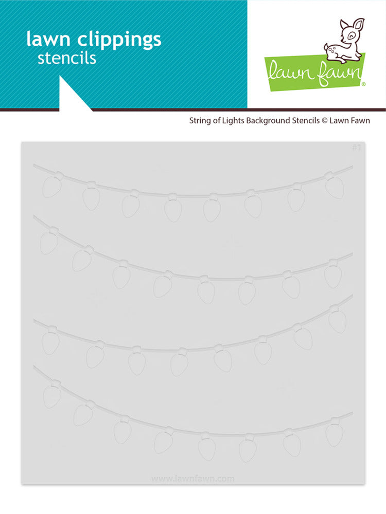 Stencils, String Of Lights Background