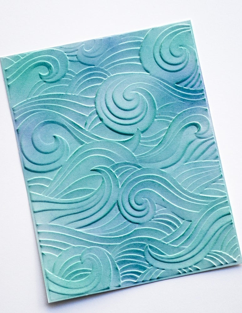 3D Embossing Folder, Waves