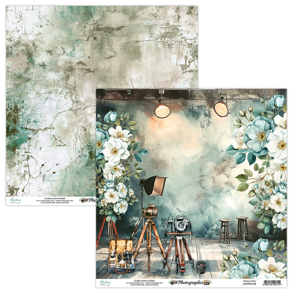 12X12 Patterned Paper, Photographer 03