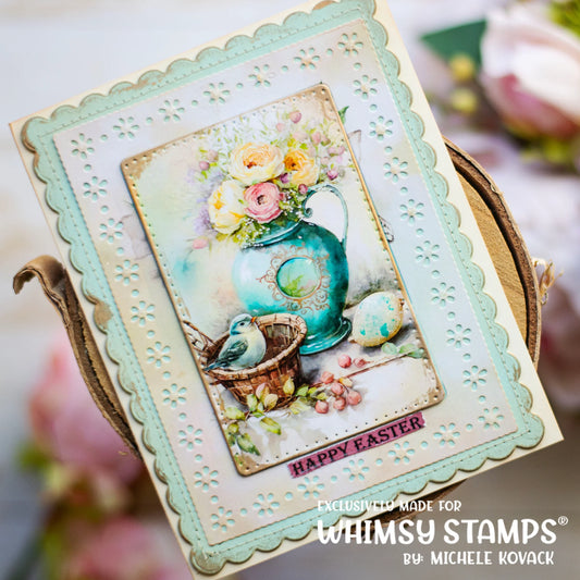 Spring Rectangles Die Set – Whimsy Stamps