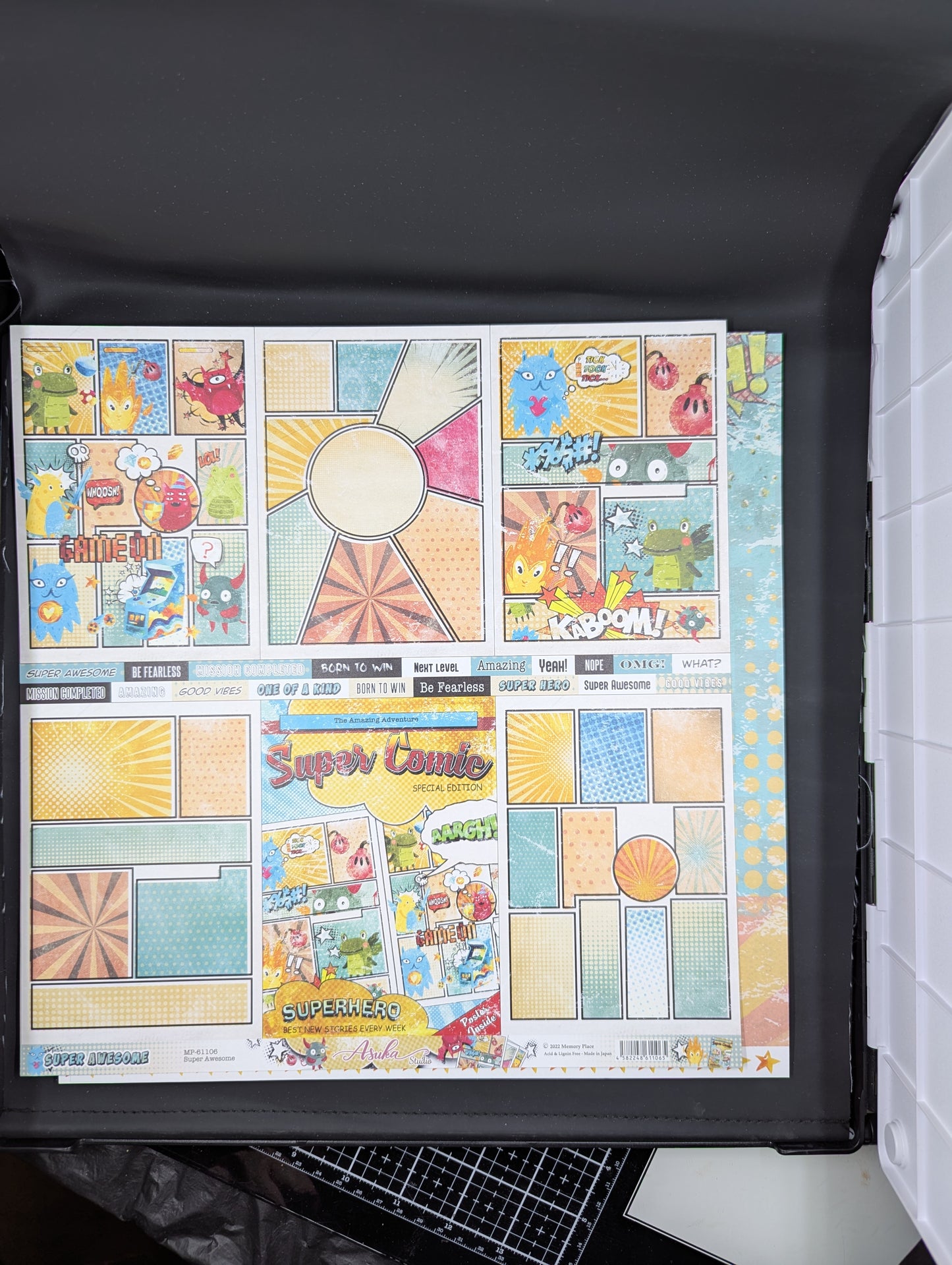 12x12 super awesome comic
