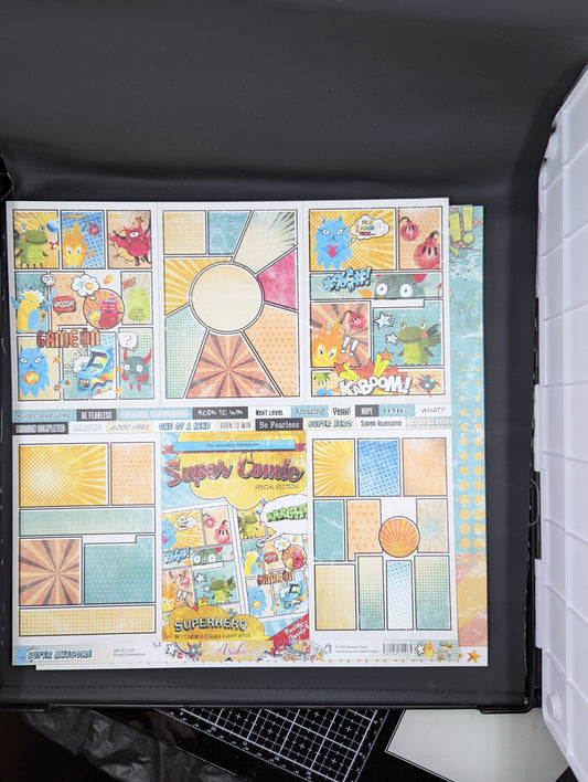 12x12 super awesome comic