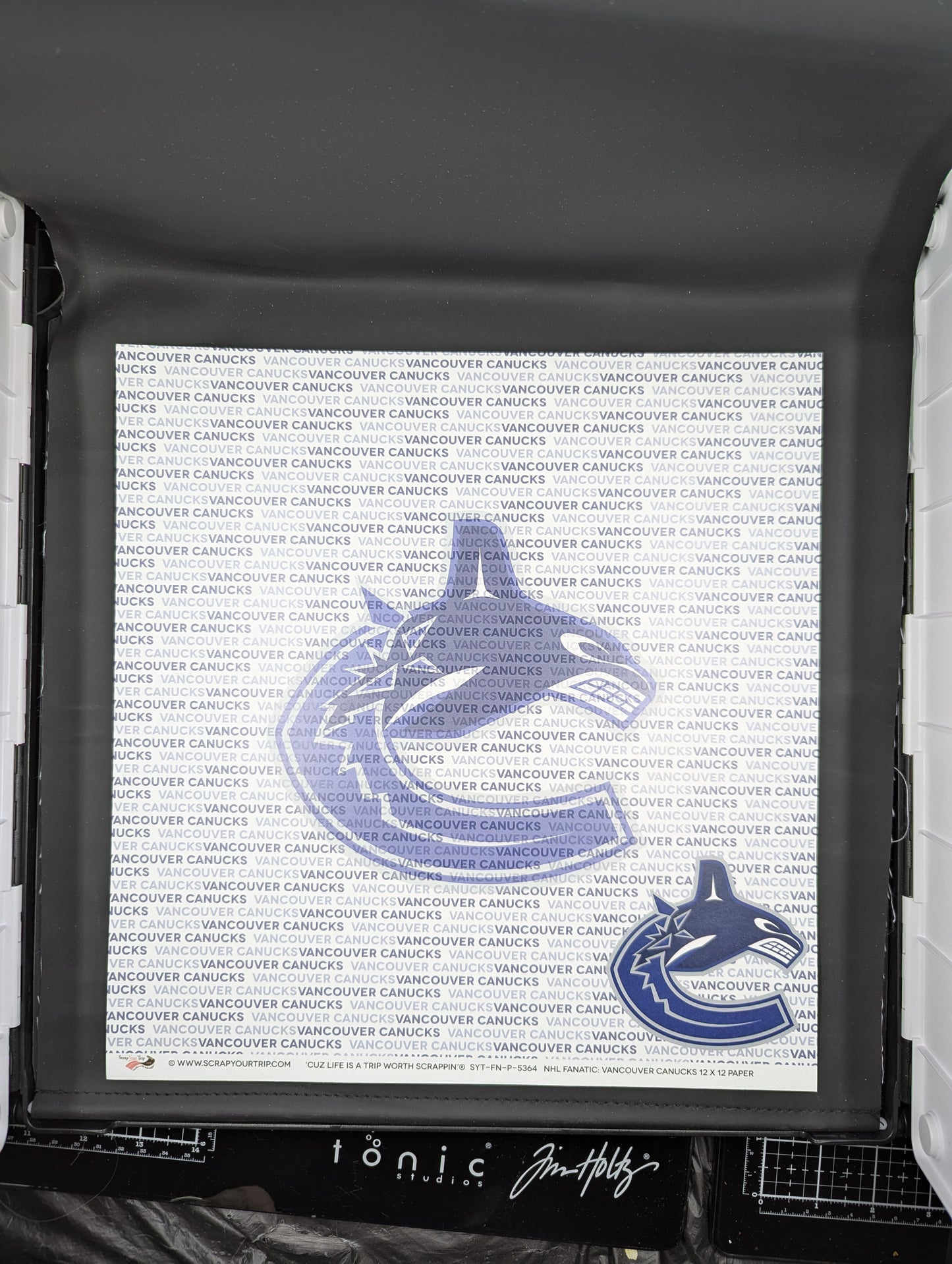 12x12 Vancouver Canucks