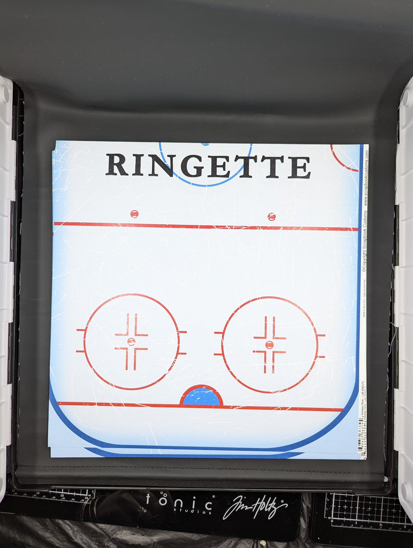 12x12 Ringette paper