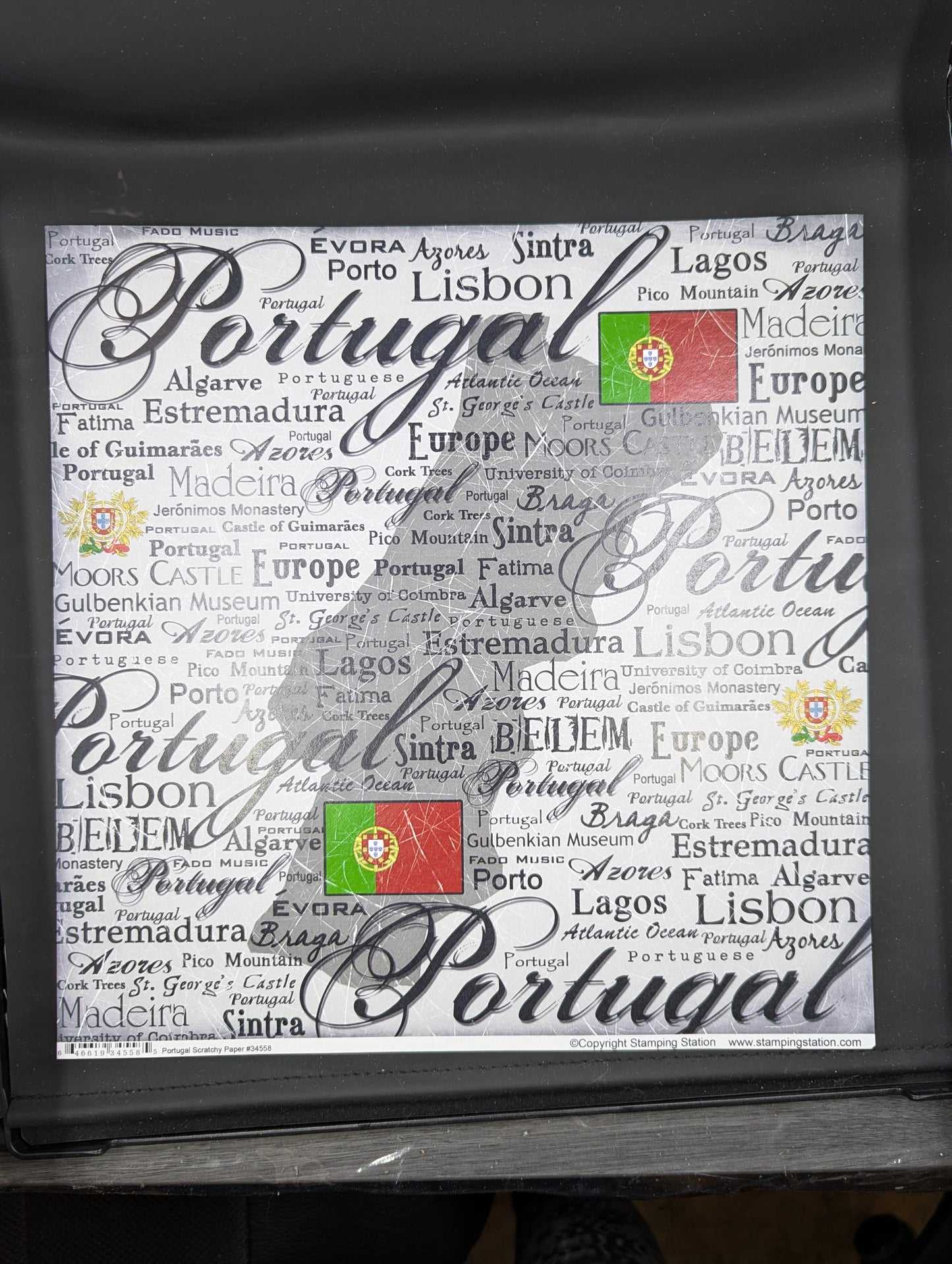 Portugal Scratchy 12x12