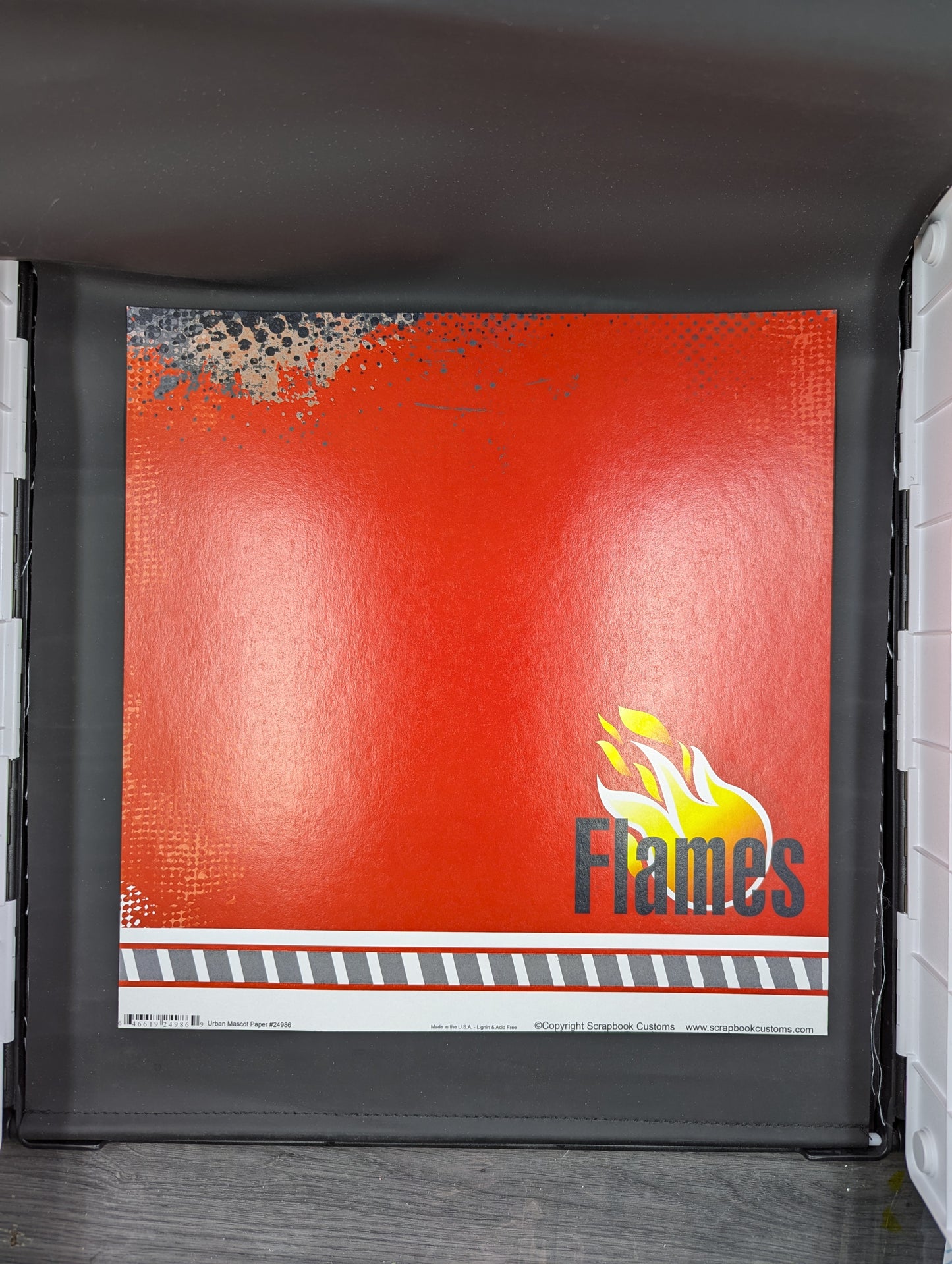 Calgary Flames Urban mascot flames side right