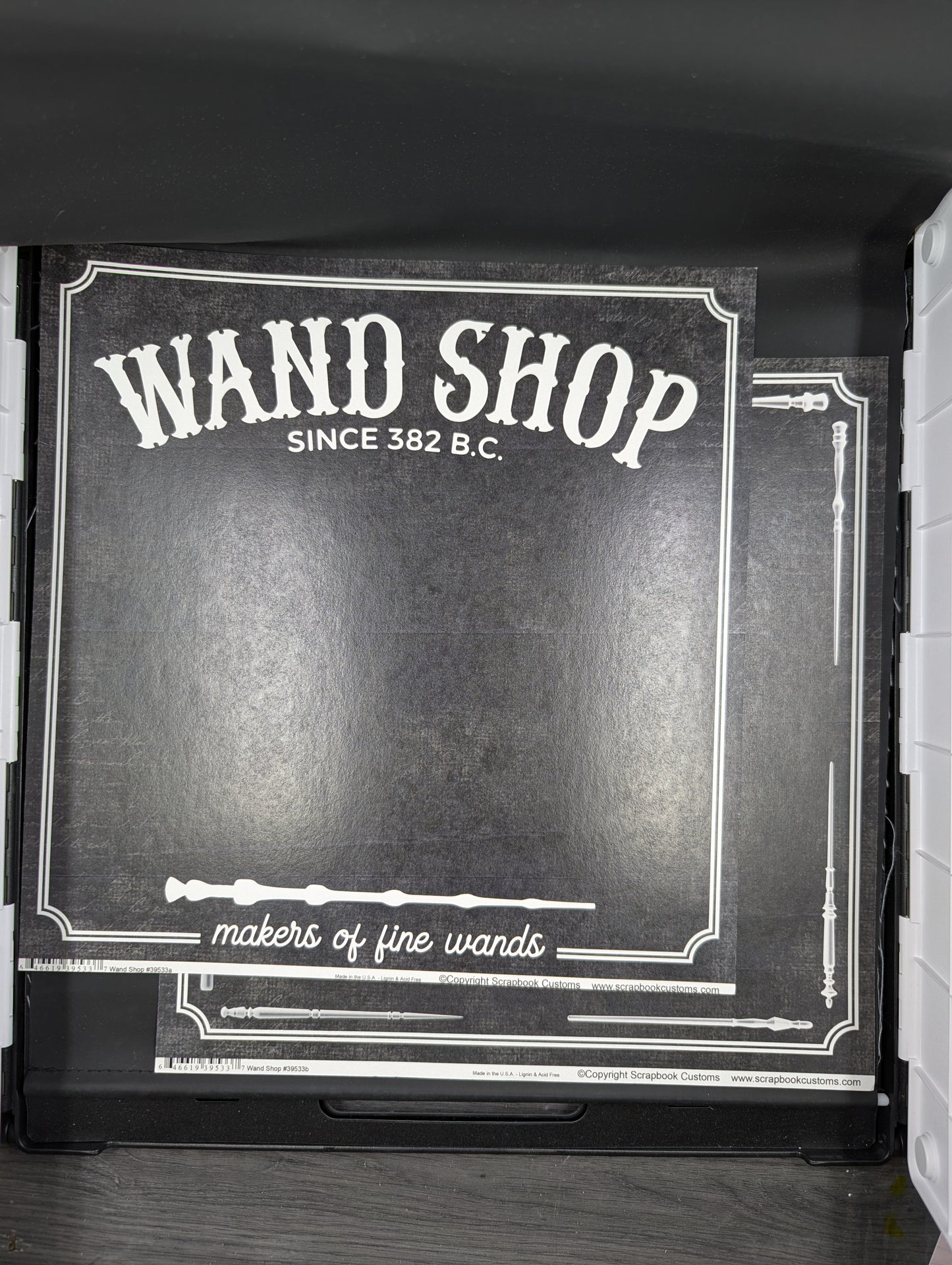 Wand Shop 12x12 Harry Potter