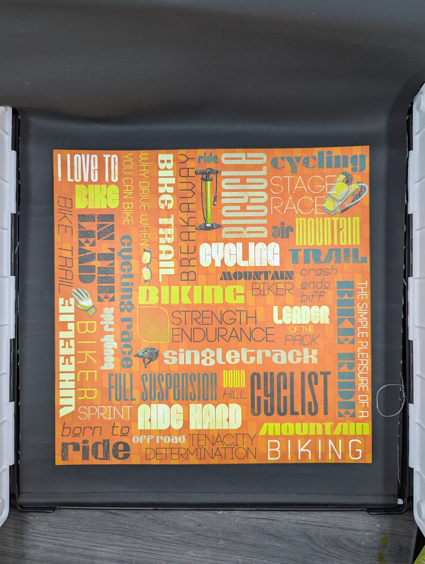 Biking collage
