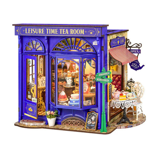 Rolife DIY Miniature House Kit, Leisure Time Tea Room