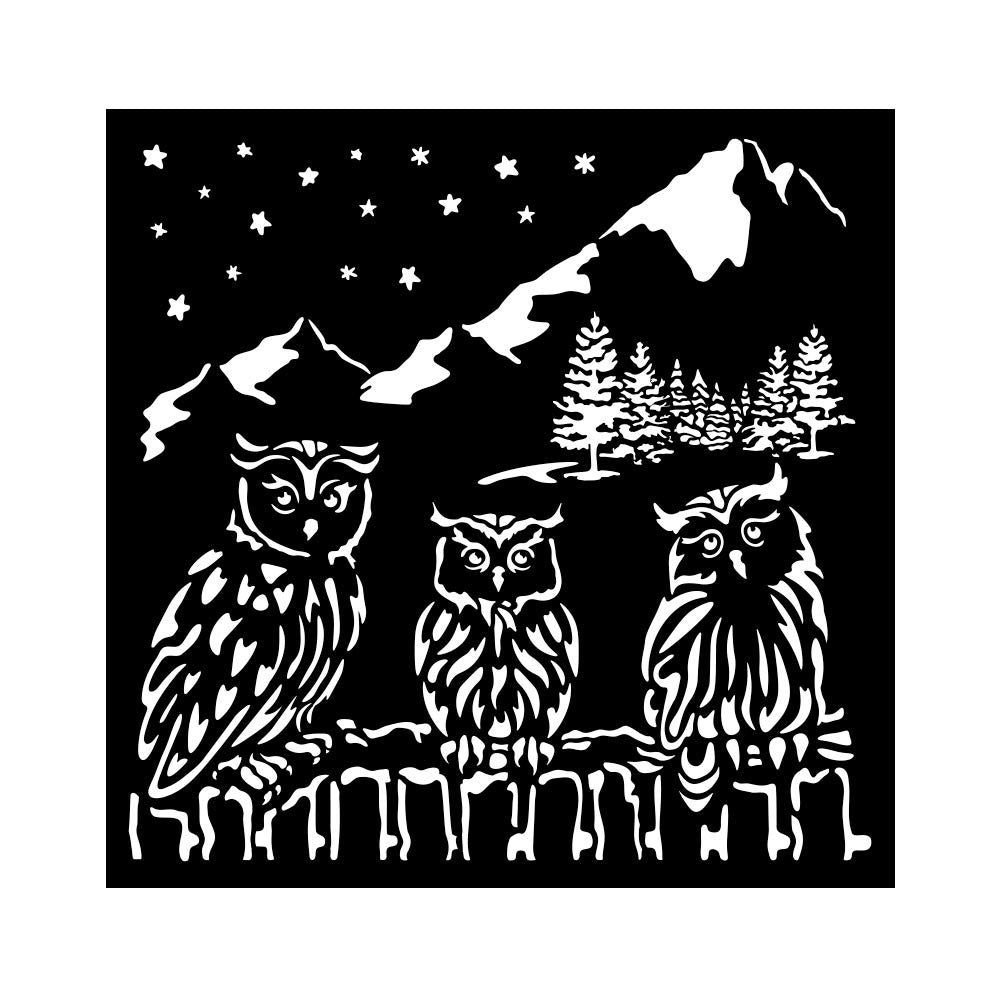 Thick Stencil, The Owl's House - Owls