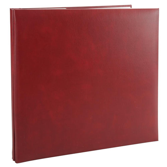 Pioneer Leatherette Post Bound Album 12"X12" Burgundy