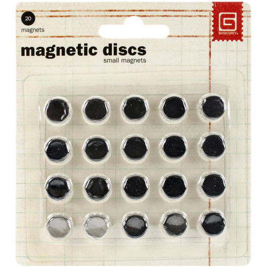 Magnetic Discs .375" 20/Pkg SMALL