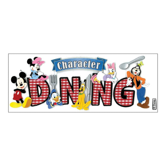 EK Disney Title Dimensional Stickers Mickey - Character Dining