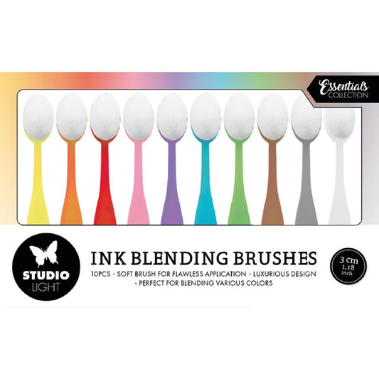 1" Blending Brushes 10/Pkg Nr. 08, Soft Brush