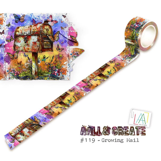 AALL & Create washi tape layer it up Growing Mail