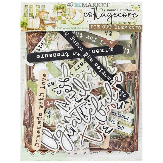 49 And Market Die-Cut Elements Cottagecore