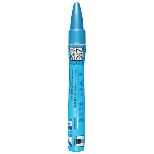 ZIG 2 Way Glue Pen .35oz Chisel Tip