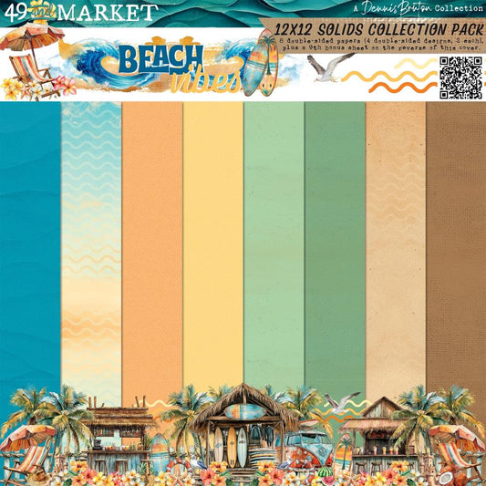 49 And Market Collection Pack 12"X12" Beach Vibes Solids