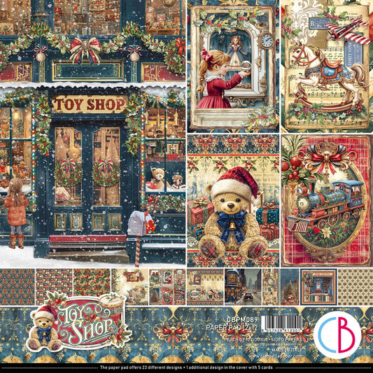 12X12 Paper Pad, Toy Shop
