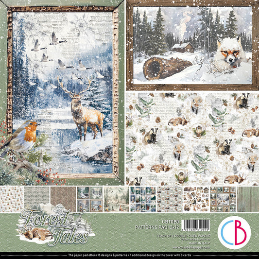 12X12 Patterns Pad, Forest Tales