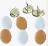 Eyelet Outlet Brads brown and white eggs