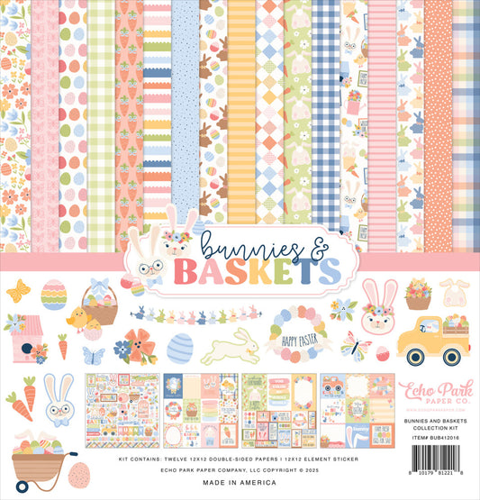 12X12 Collection Kit, Bunnies and Baskets