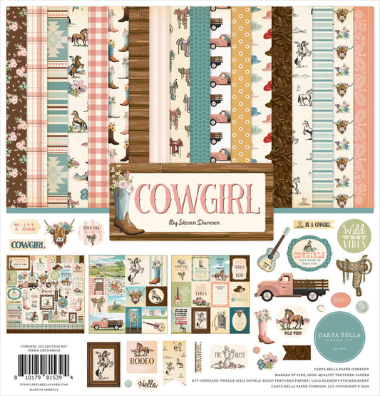 12X12 Collection Kit, Cowgirl