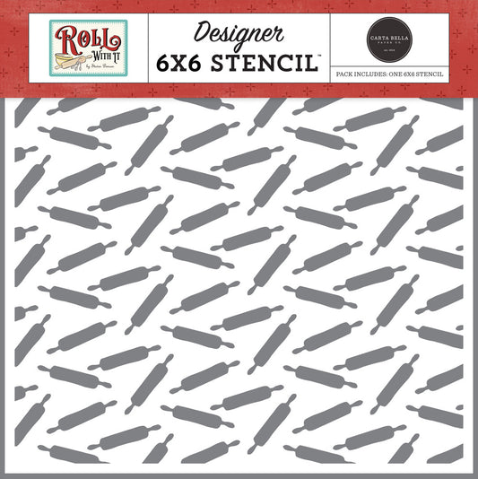 Stencil, Roll With It - Rolling Pin