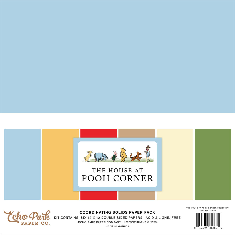 12X12 Solids Kit, The House at Pooh Corner