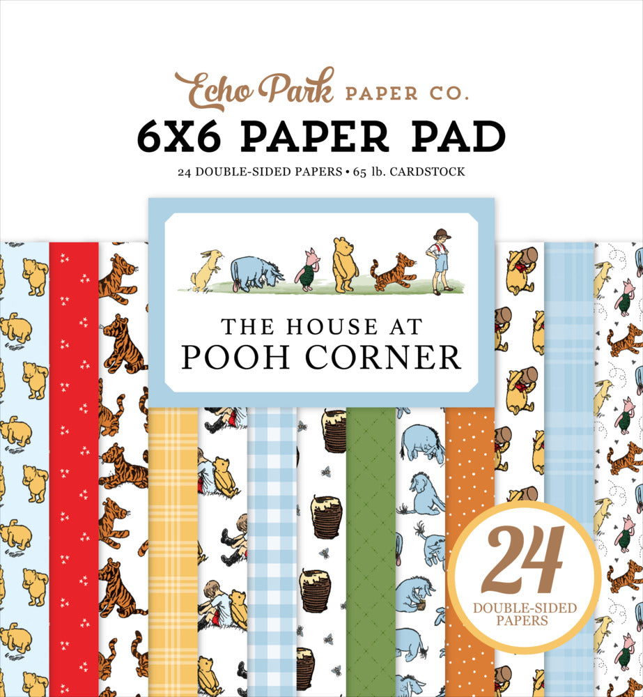 6X6 Paper Pad, The House at Pooh Corner