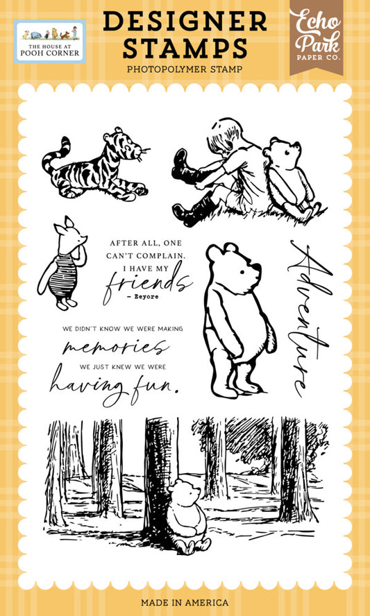 Clear Stamp, The House at Pooh Corner - Winnie in the Woods