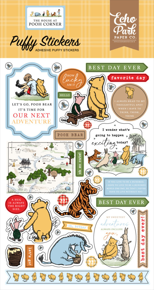 Puffy Stickers, The House at Pooh Corner