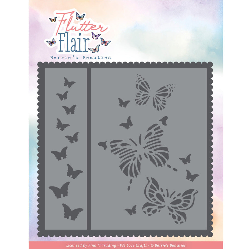 Berries Beauties Die, Flutter Flair - Flutter Frame