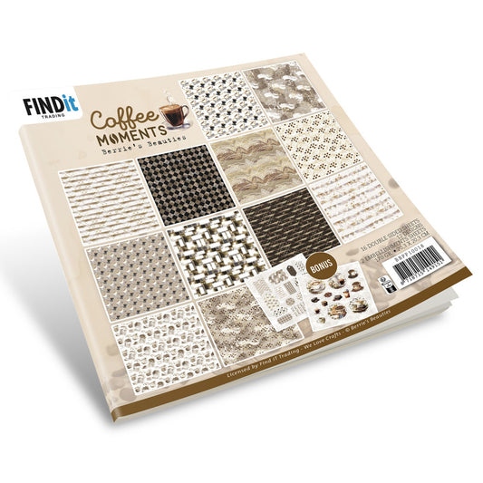 Berries Beauties 8X8 Paper Pack, Coffee Moments