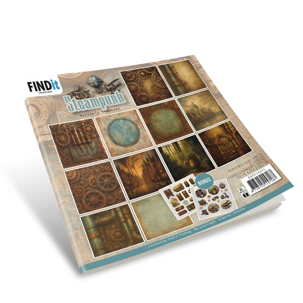 Berries Beauties 8X8 Paper Pack, Steampunk