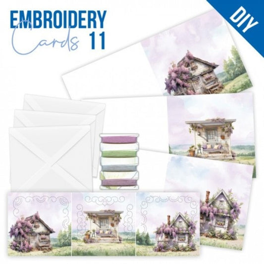 Hobbydots Stitch & Do Embroidery Cards, 11 - Berries Beauties Lilacs