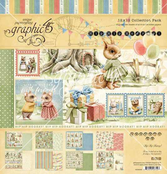 12X12 Collection Pack, Hip Hip Hooray