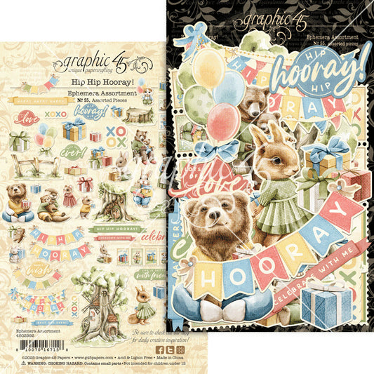 Ephemera Set, Hip Hip Hooray