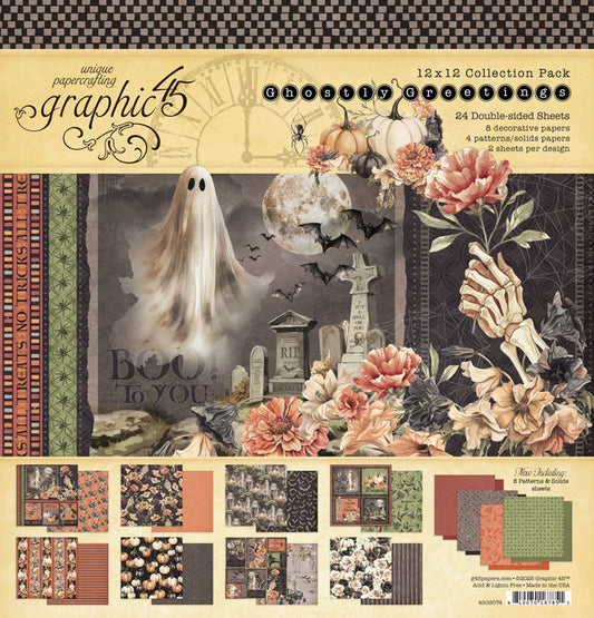 12X12 Collection Pack, Ghostly Greetings