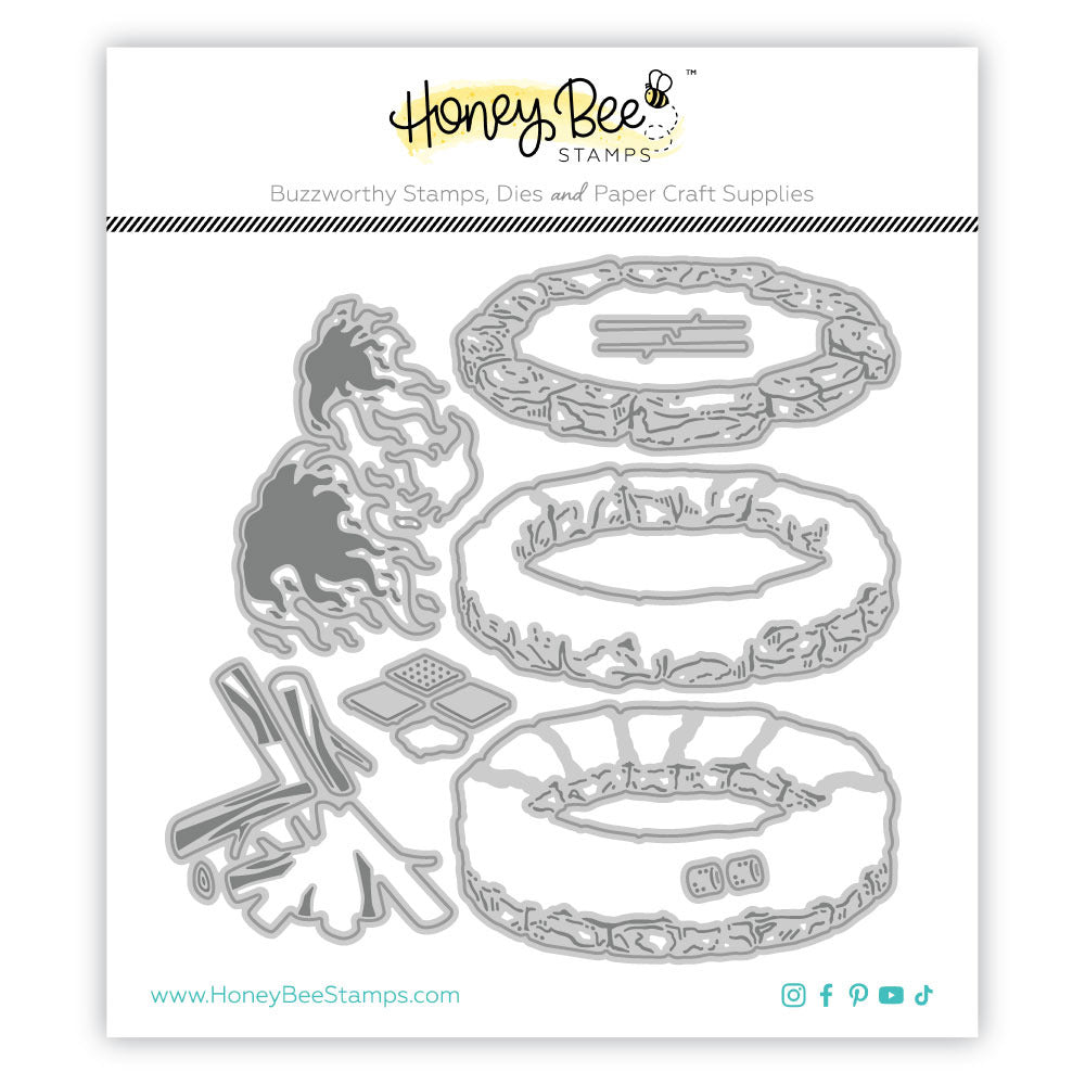Honey Cuts Die, Lovely Layers: Firepit