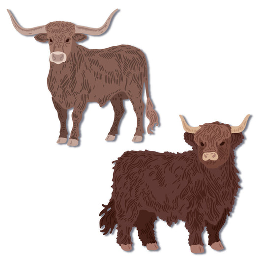 Honey Cuts Die, Lovely Layers: Hooves & Horns