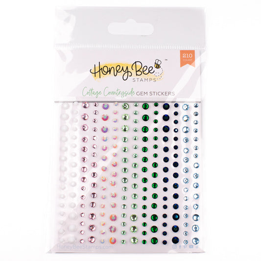 210 count.  Gem Stickers, Cottage Countryside