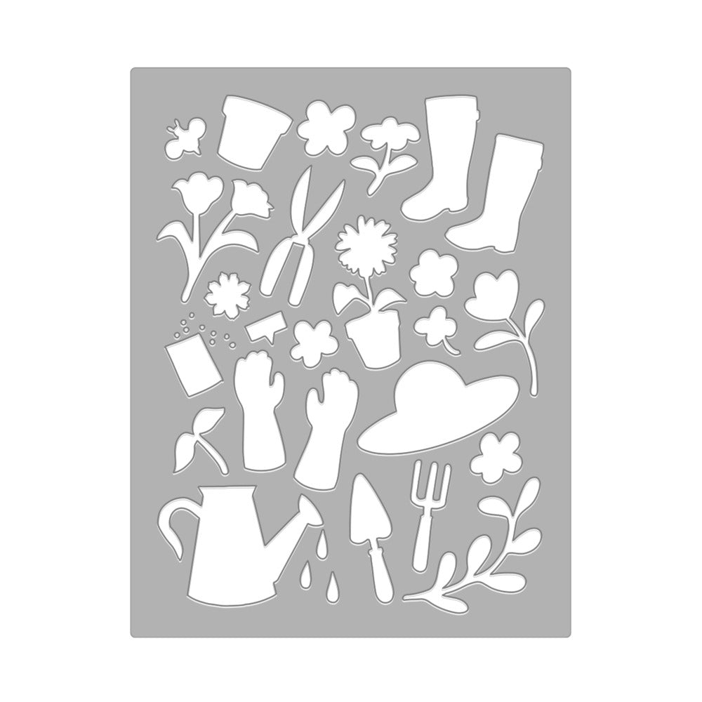 Die, Gardening Tools & Flowers Cover Plate