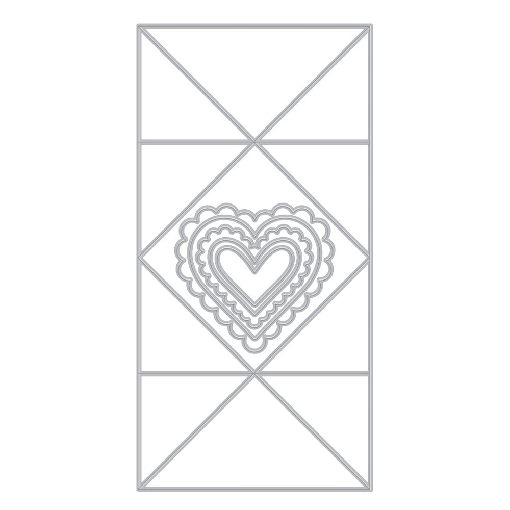 Die, Fancy - Folded Love Note