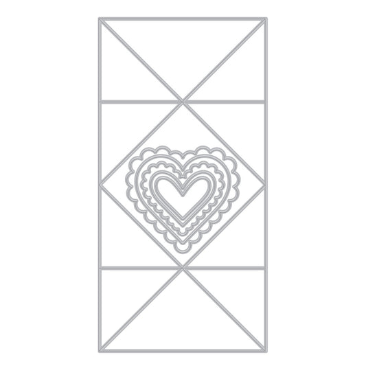 Die, Fancy - Folded Love Note